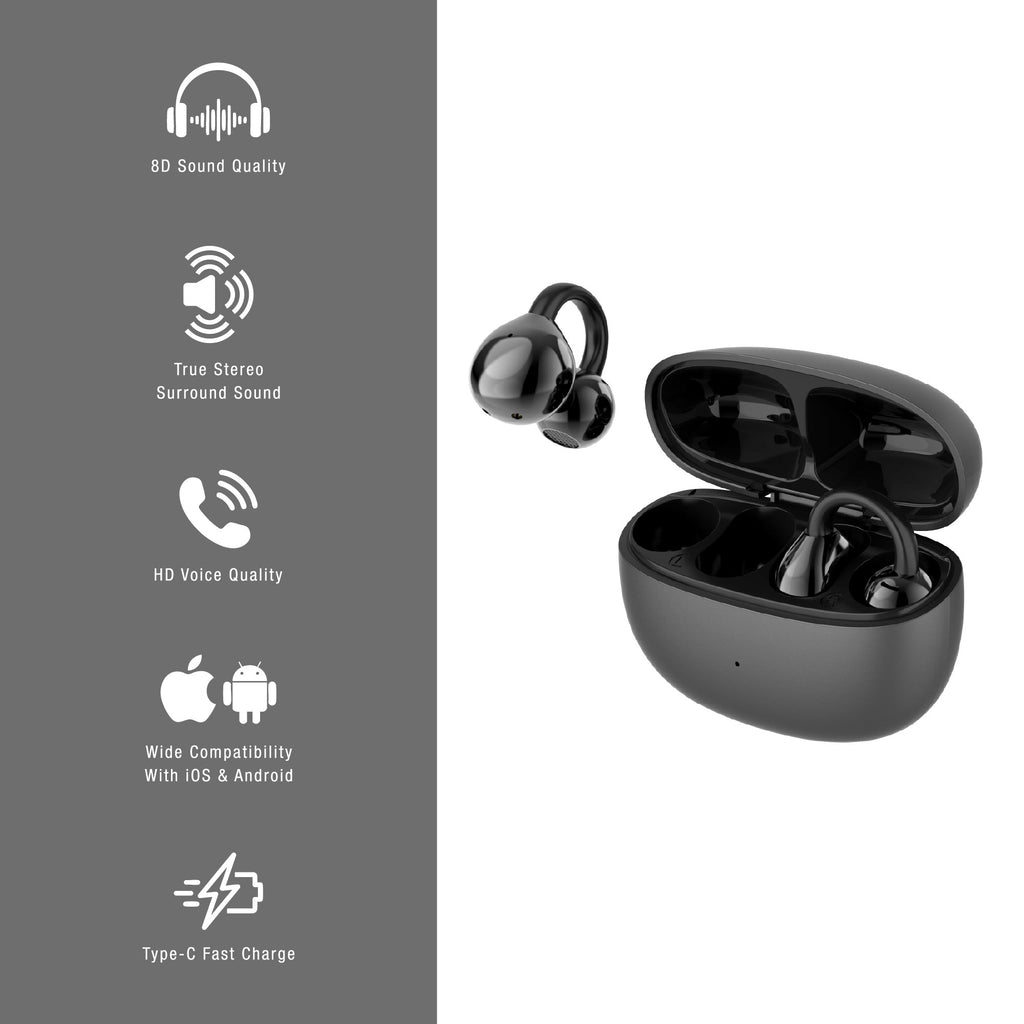 Ultimate Smart Living Bundle – Bluetooth Smart Watch, True Wireless Earbuds & 5-in-1 Alarm Clock Hub-1