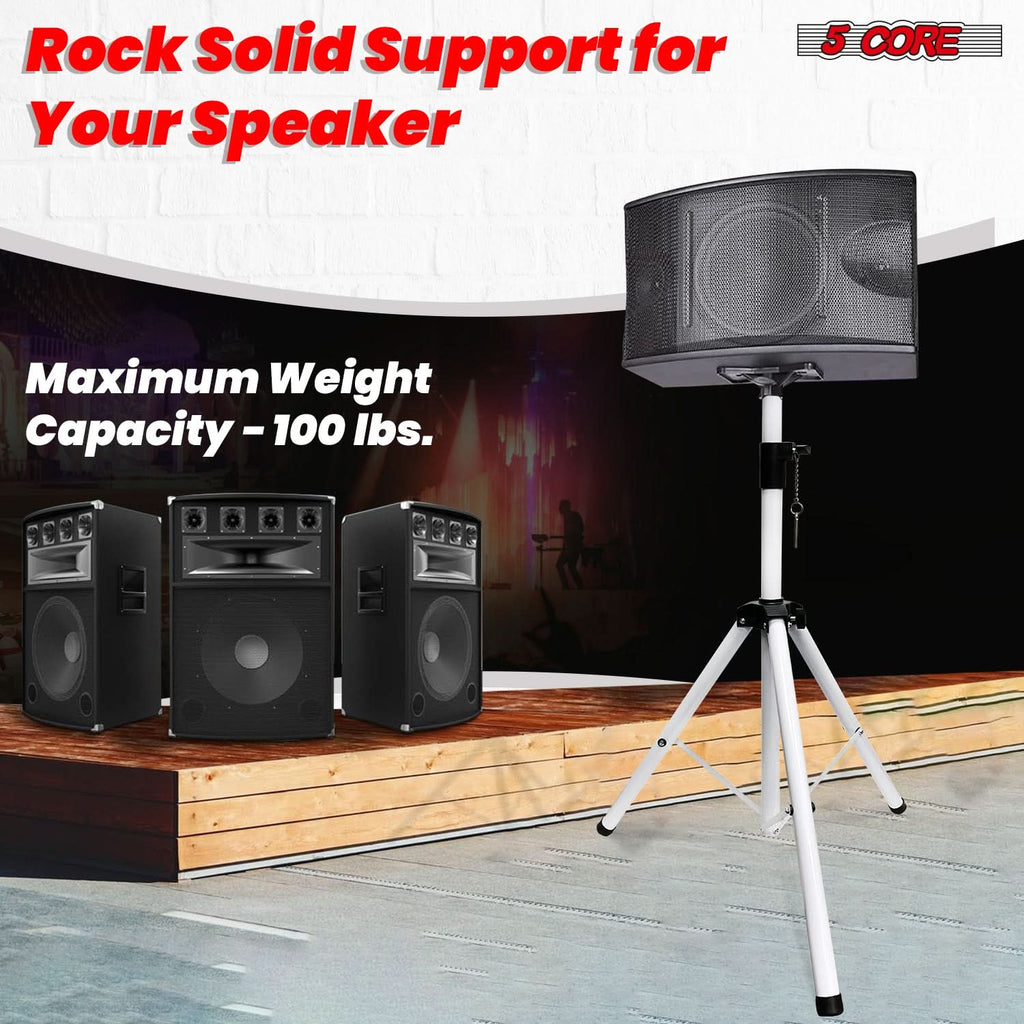5 Core Speaker Stand Height Adjustable PA DJ Tripod Studio Monitor