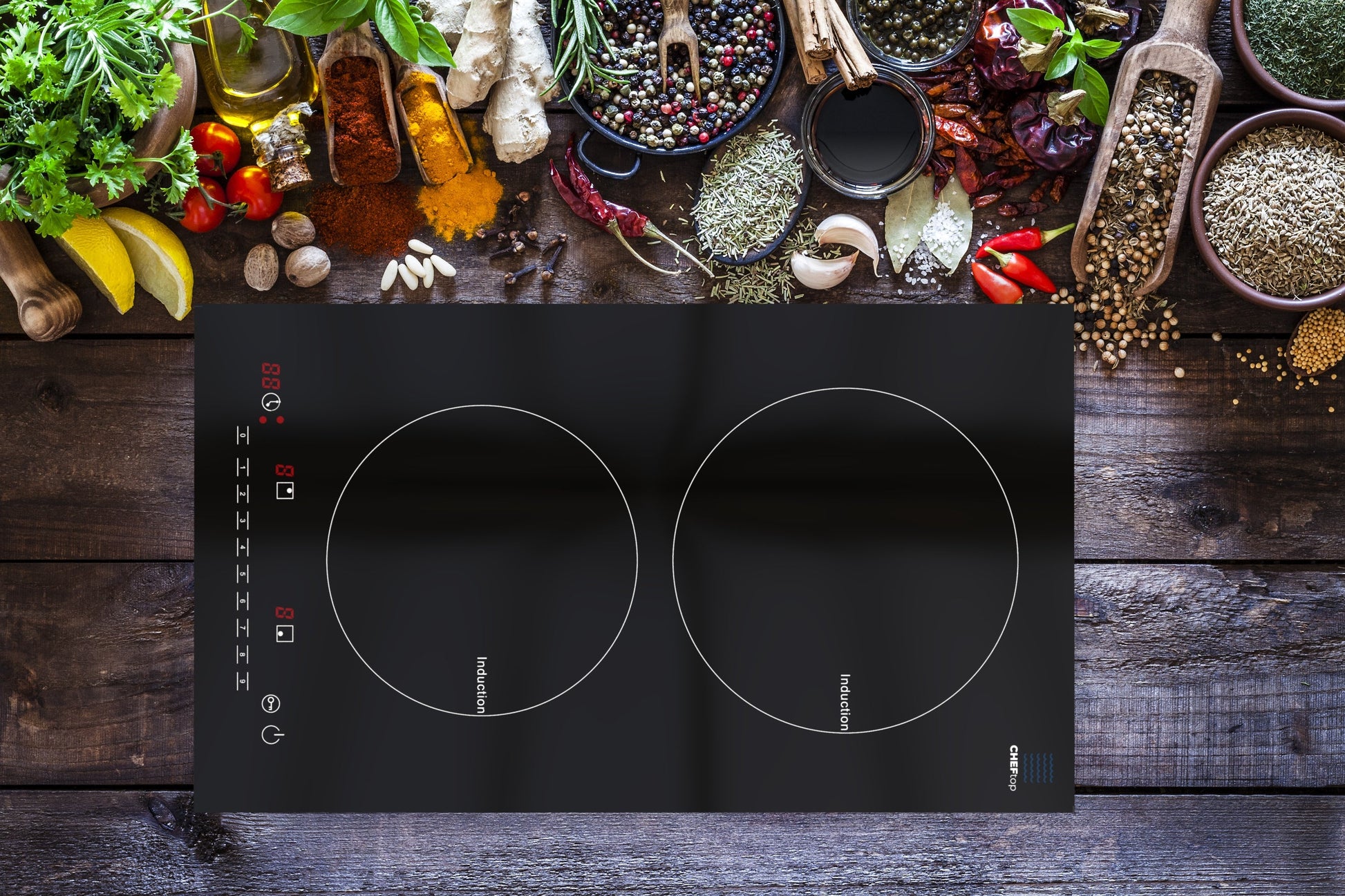 CHEFTop 2 - Dual Burner Induction Cooktop Horizontal