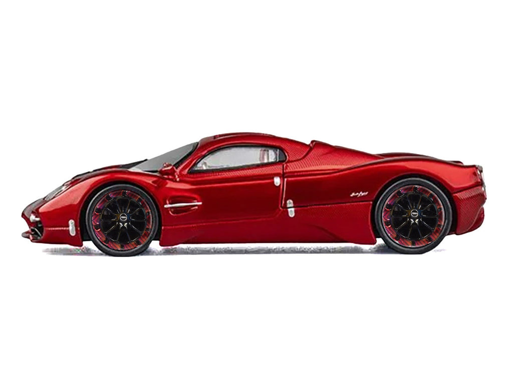 Pagani Utopia Red Metallic with Red Carbon Top 1/64 Diecast Model Car by CM Model-0