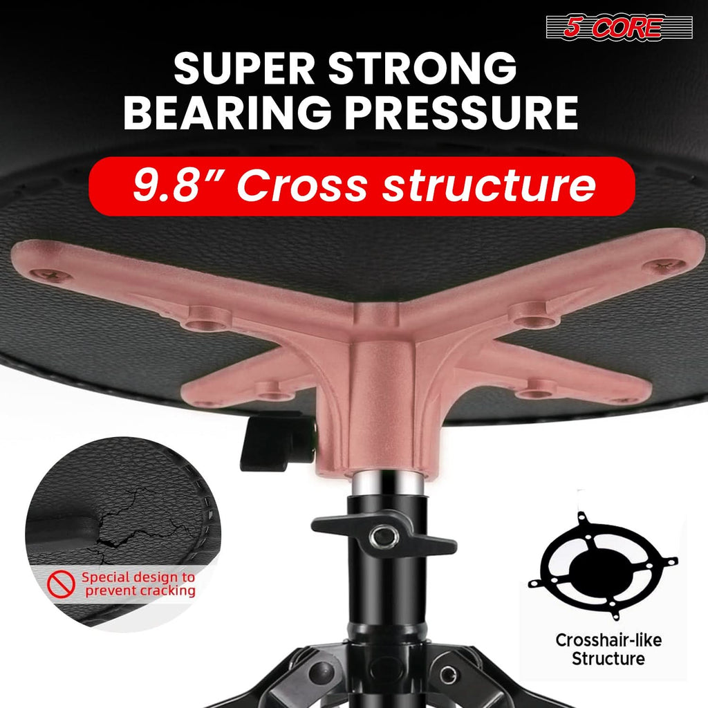 5Core Drum Throne Padded Guitar Stool Adjustable Drummer Seat for