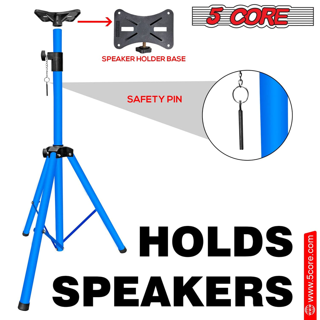 5 Core Speaker Stand Height Adjustable PA DJ Tripod Studio Monitor