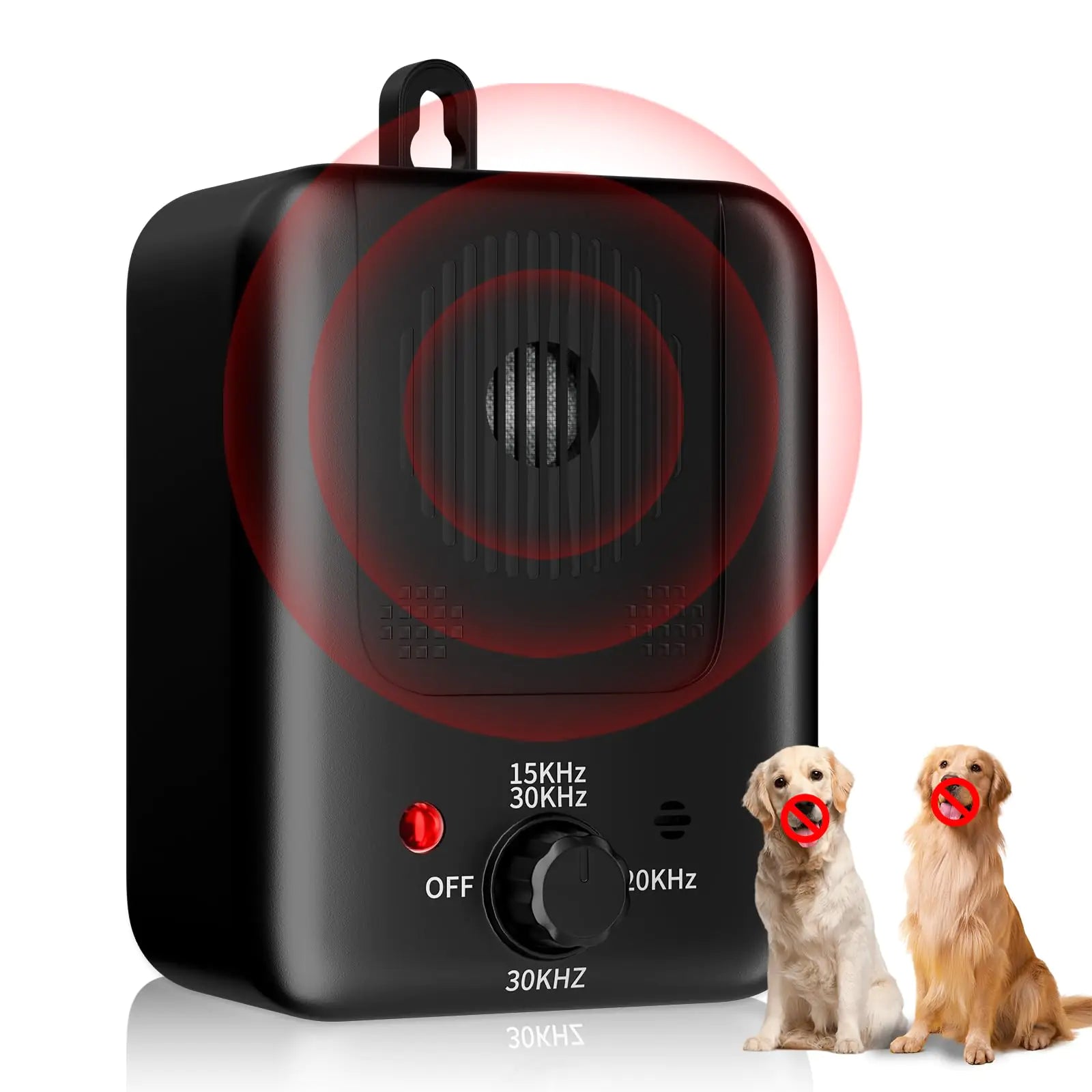 Anti Barking Device 3 Modes Ultrasonic Anti Barking Device for Dogs 33Ft Rechargeable Dog Barking Deterrent Devices Indoor Outdoor Dog Barking Control Box Silencer Stop Barking Dog Device Anti Bark