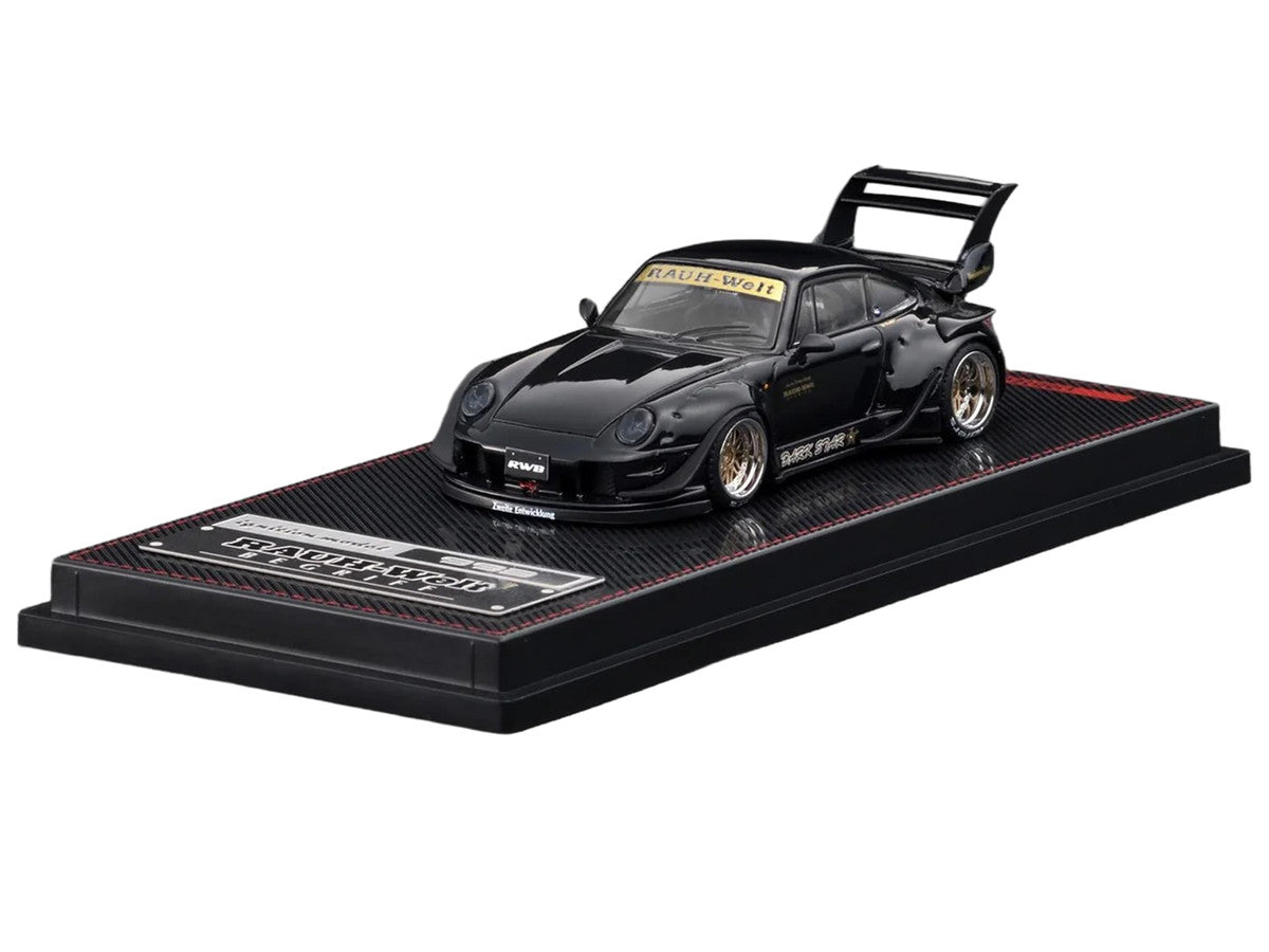 RWB 993 "Dark Star" Black 1/64 Diecast Model Car by Ignition Model-1