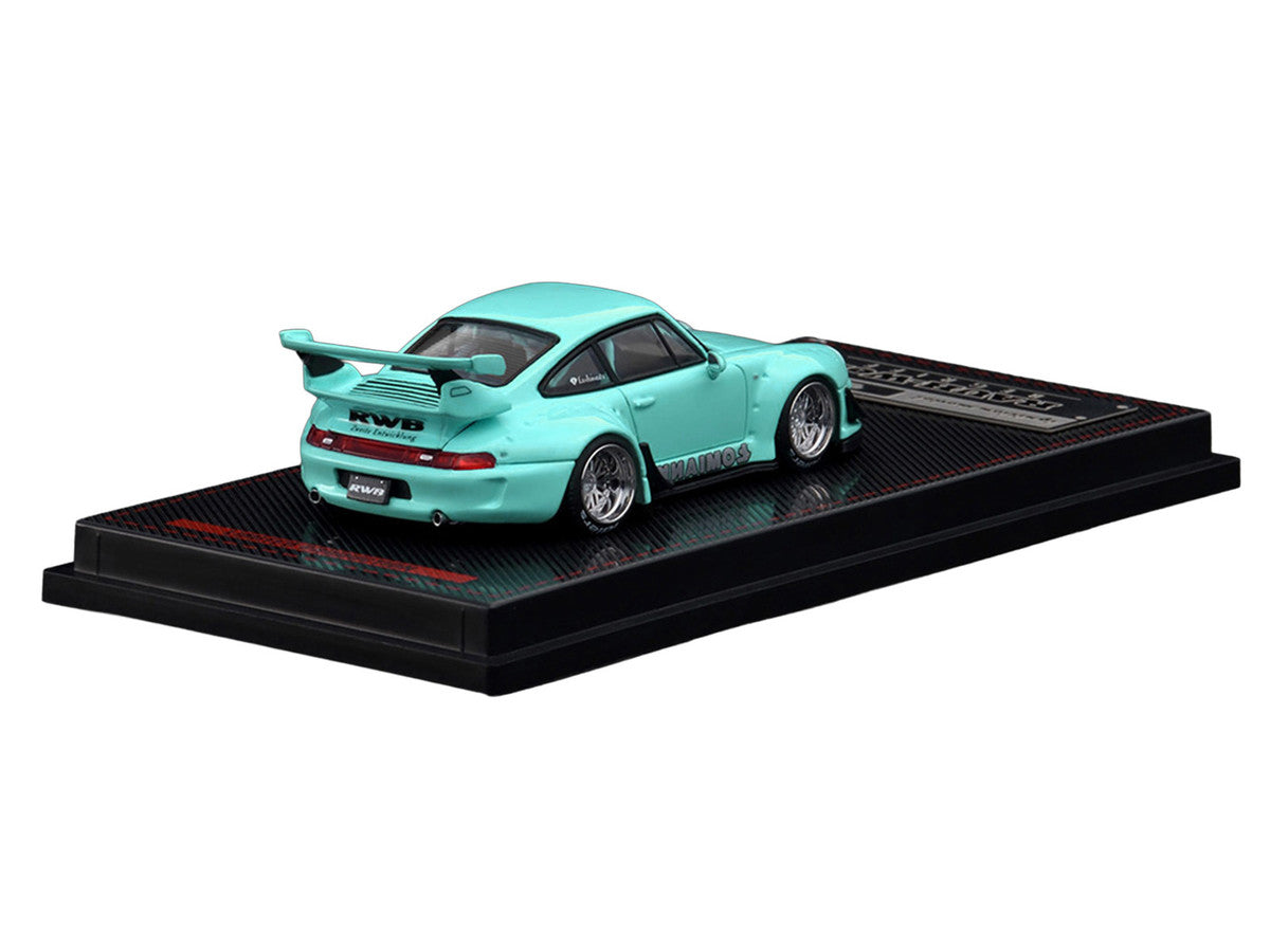 RWB 993 "Lomianki" Blue Green 1/64 Diecast Model Car by Ignition Model-2