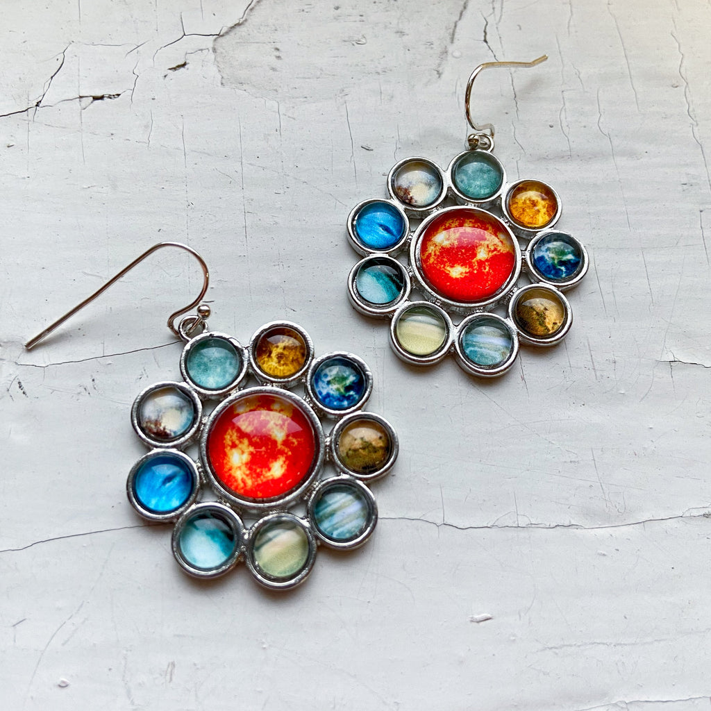 Solar System Halo Jewelry Set