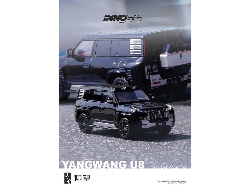 Yangwang U8 Black 1/64 Diecast Model Car by Inno Models-3