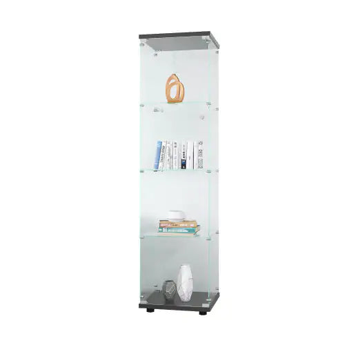 Glass Display Cabinet 4 With Gantry, Suitable For Living Room, Bedroom, Office