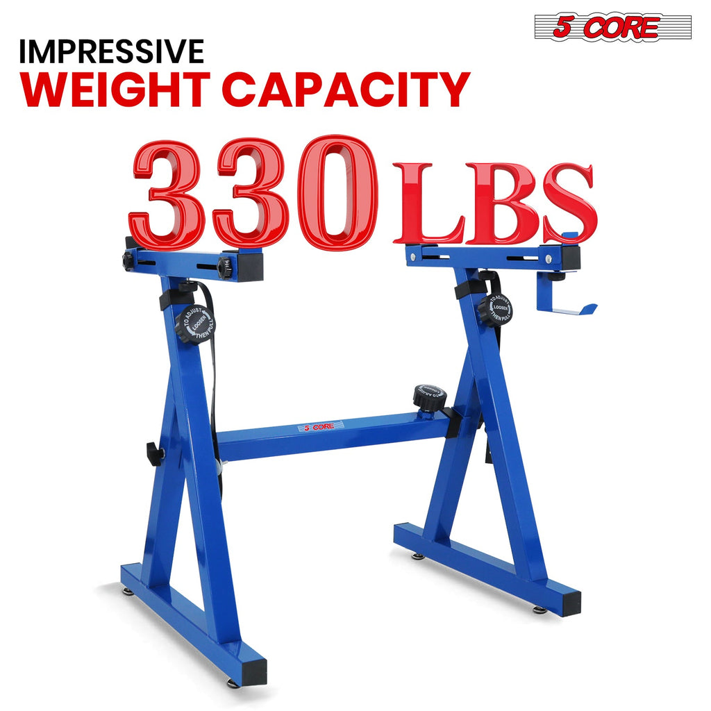 5Core Keyboard Stand Z Style Heavy Duty Sturdy Piano Riser Height