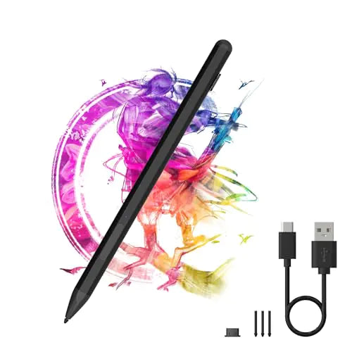 Stylus Pen for Microsoft Surface Surface Pro 11 Pen Stylus Made for Windows 11 Copilot+ PC Surface Pro Stylus for Surface Pro 11/10/9/8/X/7/7 plus/6/5/4/3 Surface Book/Laptop/Go/Studio