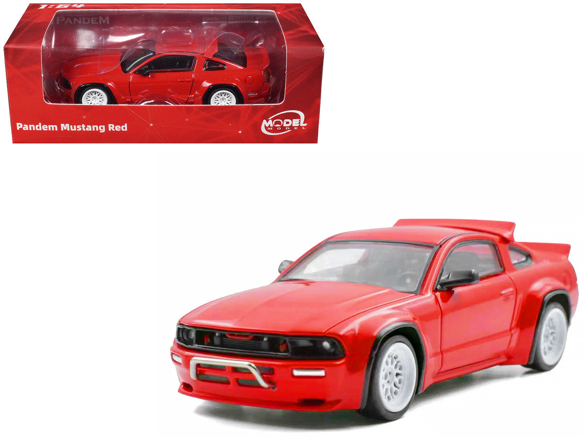 Pandem Mustang Red 1/64 Diecast Model Car by Model Model-4