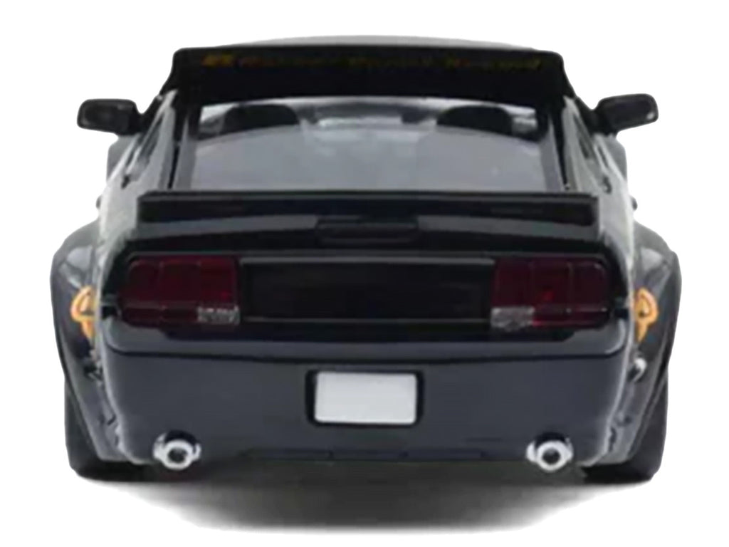 Pandem Mustang Black with Gold Graphics 1/64 Diecast Model Car by Model Model-1