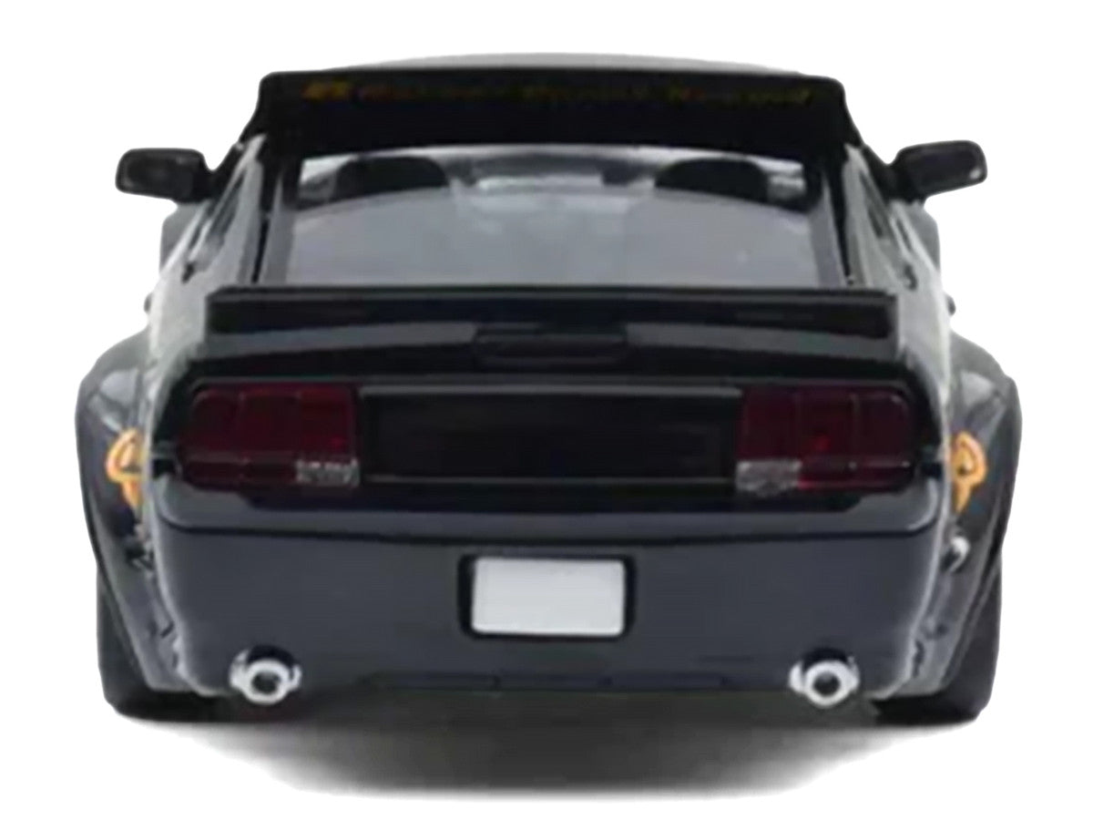 Pandem Mustang Black with Gold Graphics 1/64 Diecast Model Car by Model Model-1