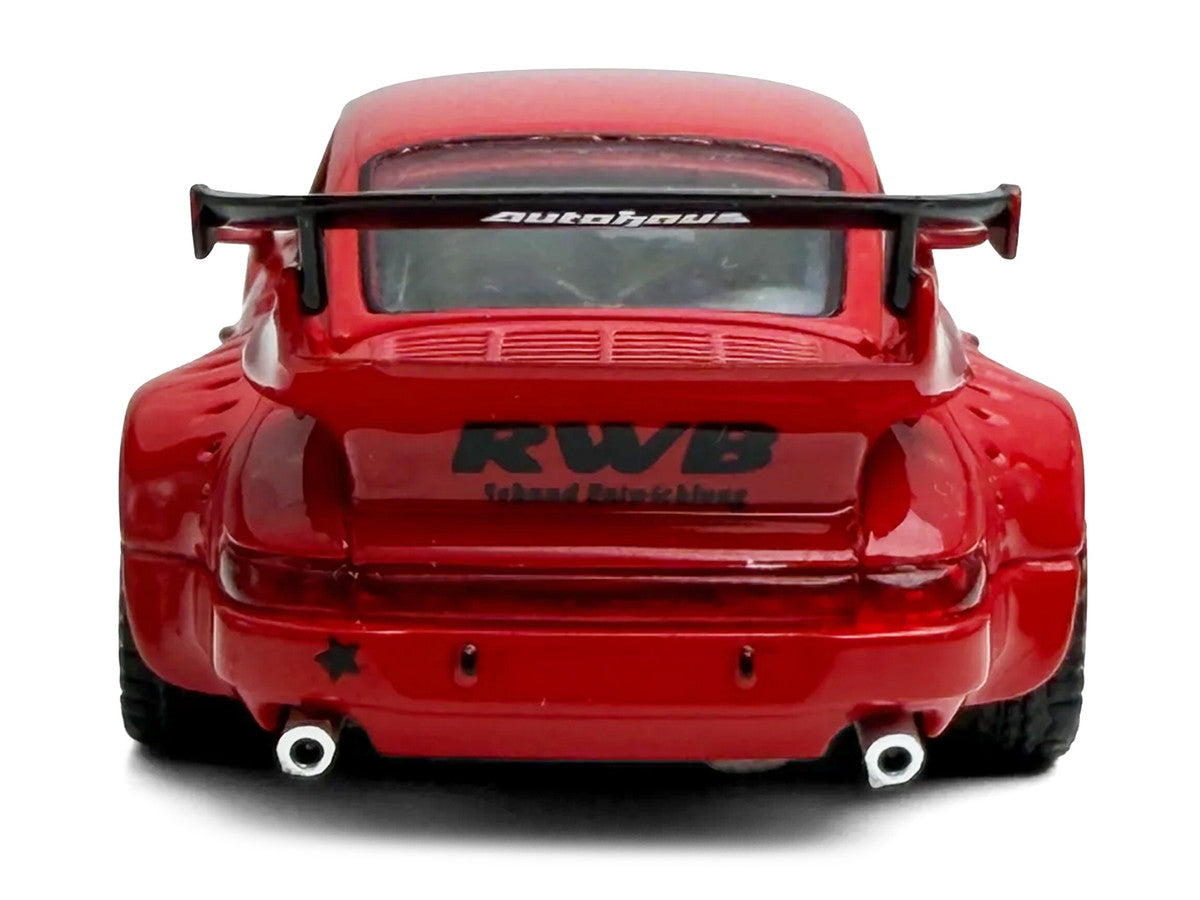RWB 930 "Painkiller" Red 1/64 Diecast Model Car by Model Model-3