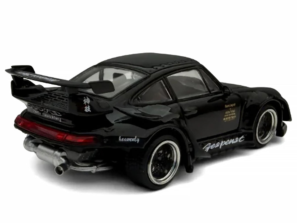 RWB 993 "Gespenst" Black 1/64 Diecast Model Car by Model Model-0
