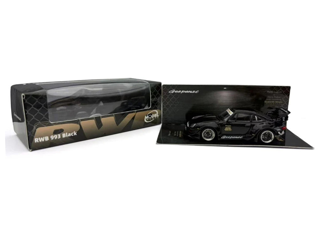 RWB 993 "Gespenst" Black 1/64 Diecast Model Car by Model Model-2