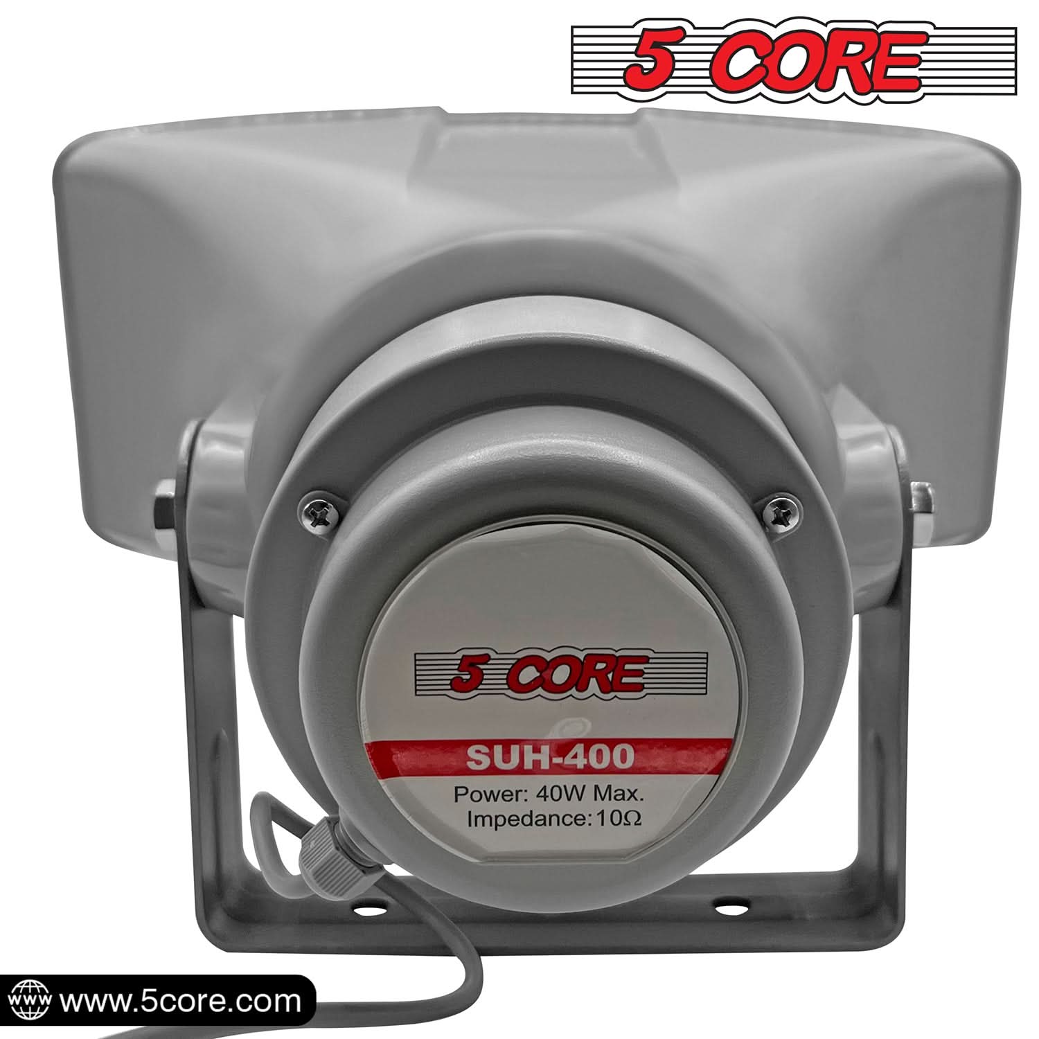 5 Core PA Horn Speaker Outdoor 8x16" Siren Loudspeaker 40W RMS Loud
