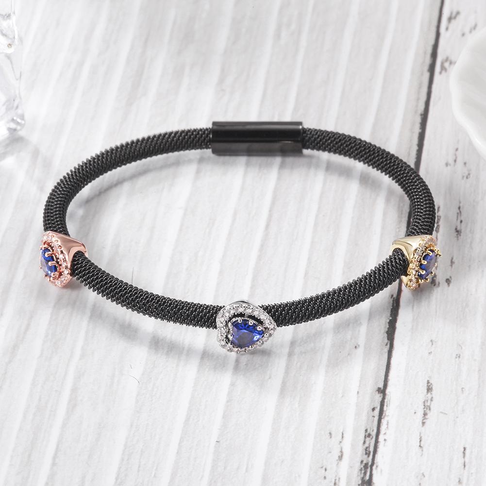 Heart Cable Station Bangle