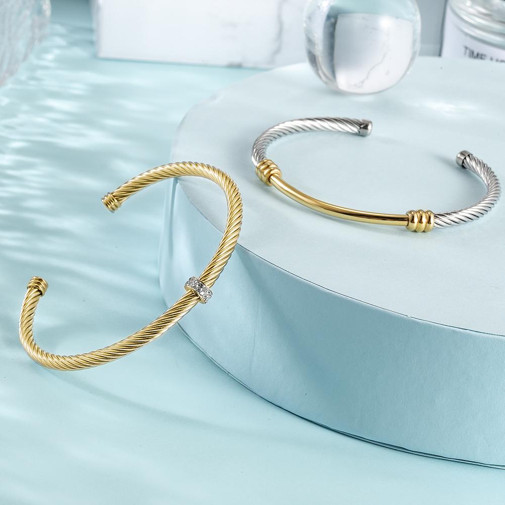 Bi-Color Bangle Set