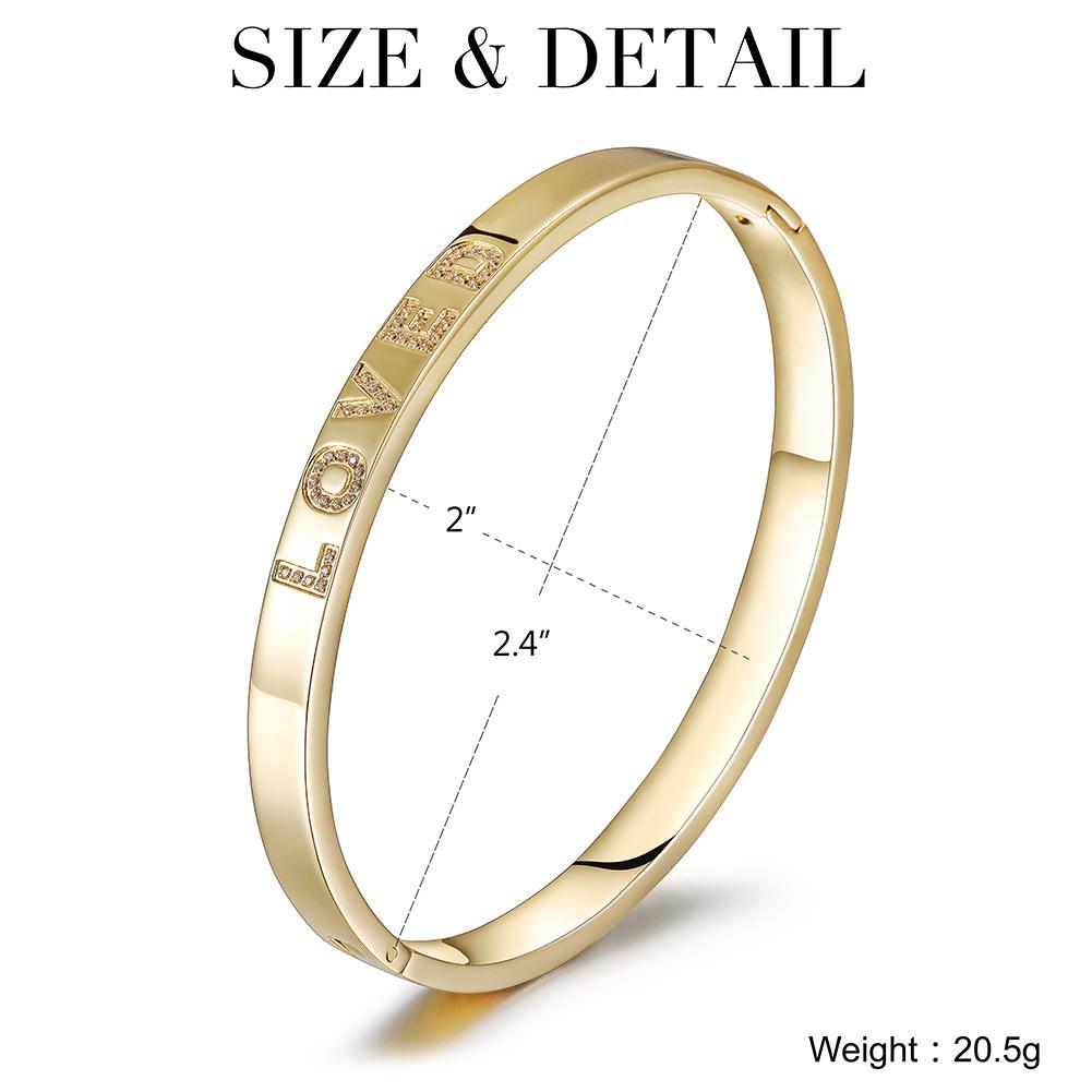 Forever Loved Bangle Bracelet