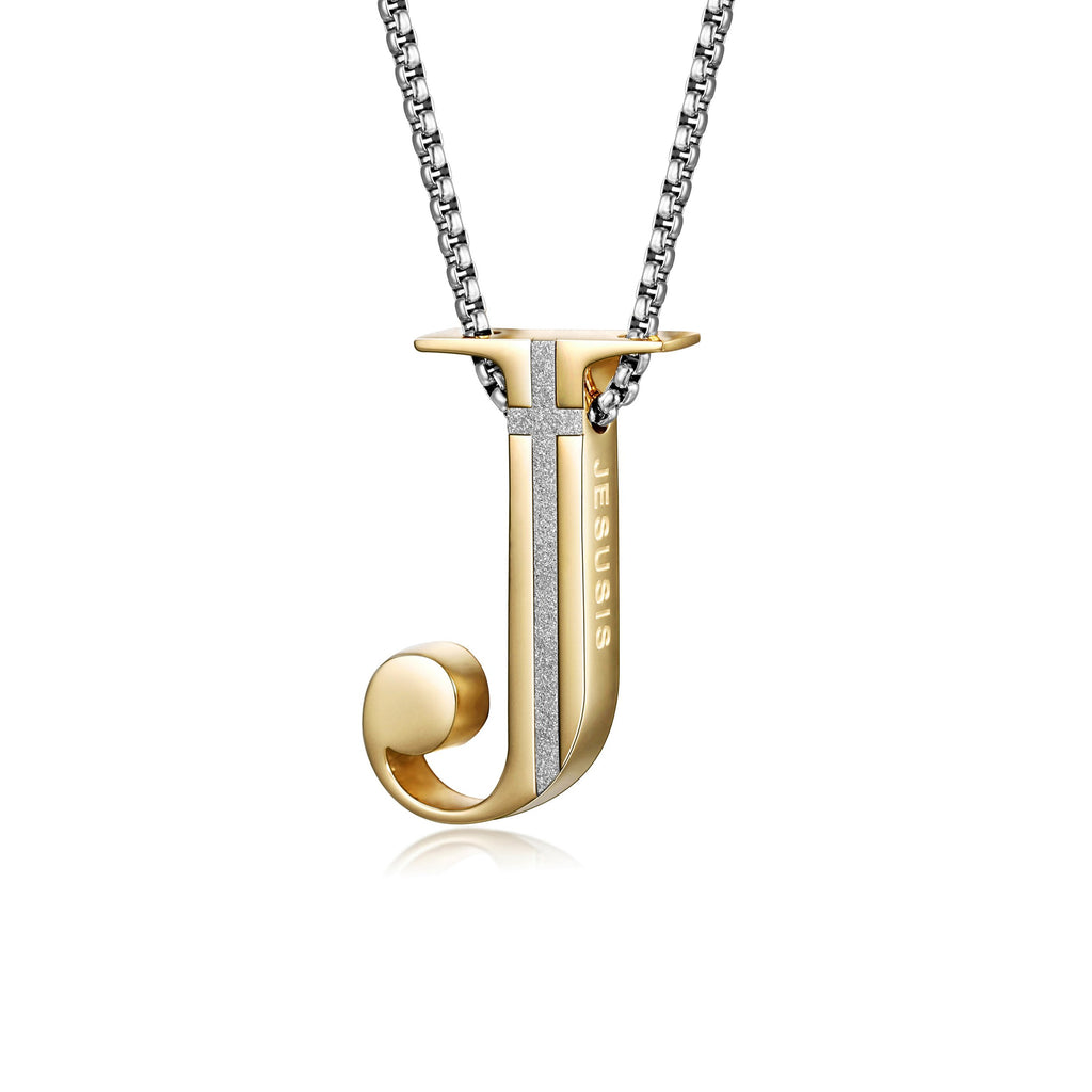 J-shaped Pendant Necklace