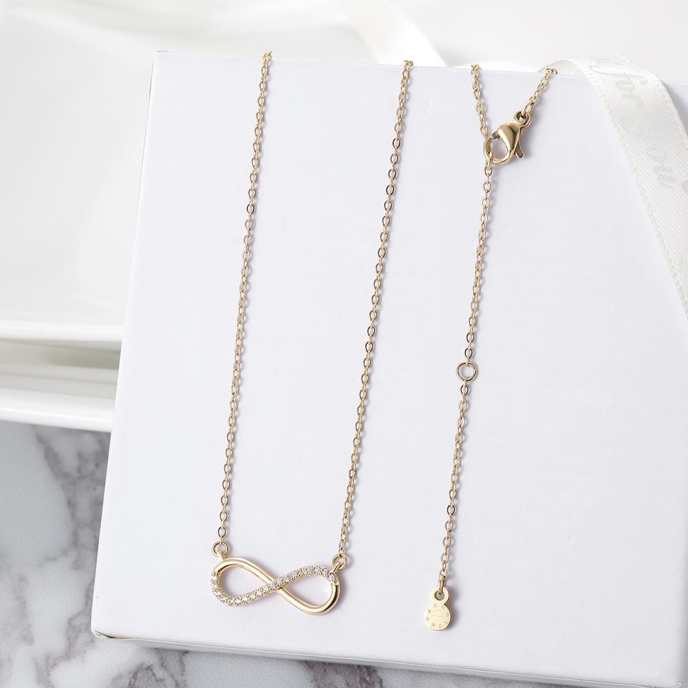Infinity CZ Necklace