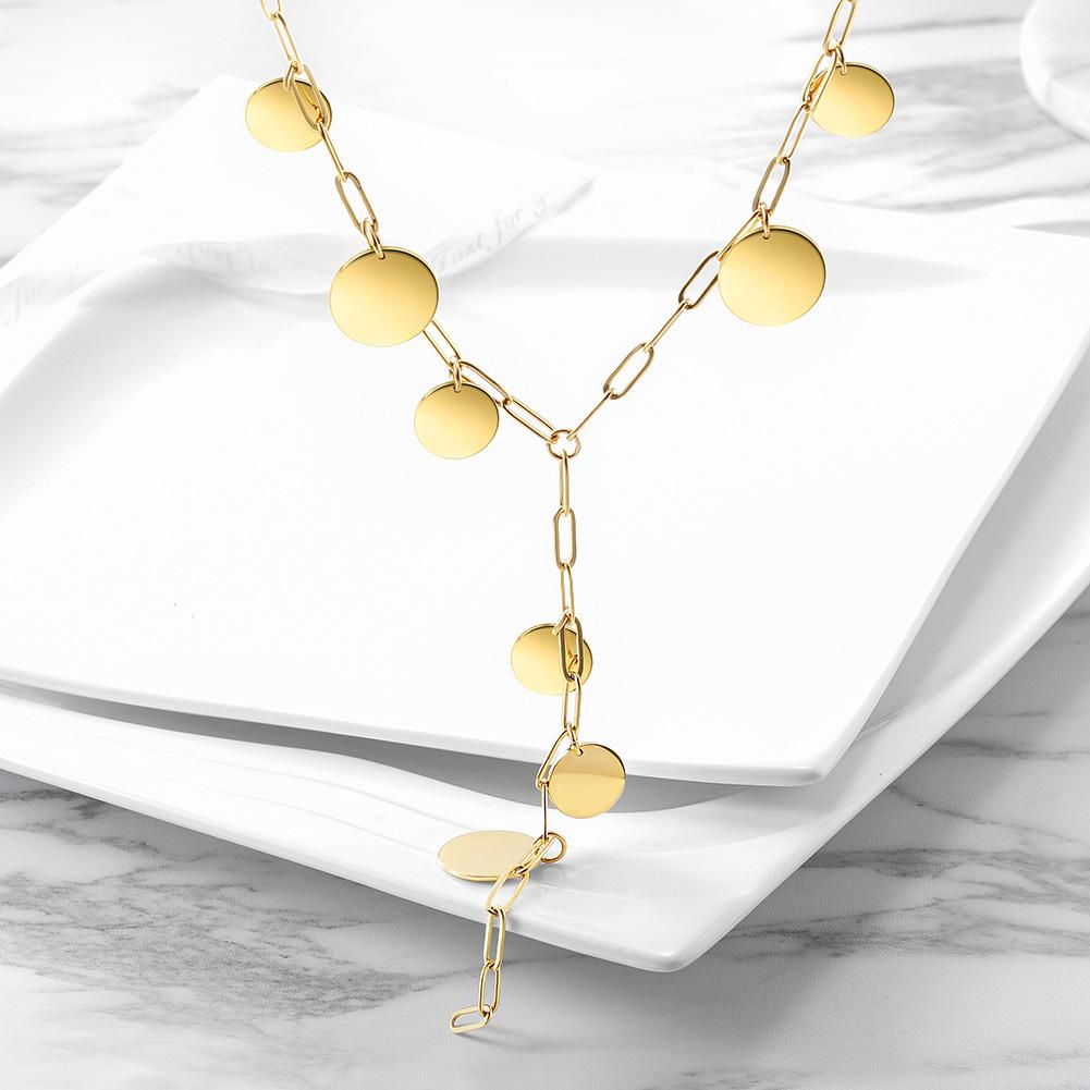 Dots Lariat Necklace