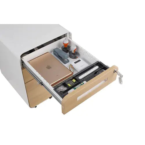 3 Drawer Mobile Filing Cabinet, Simple Style Multi-functional Locker