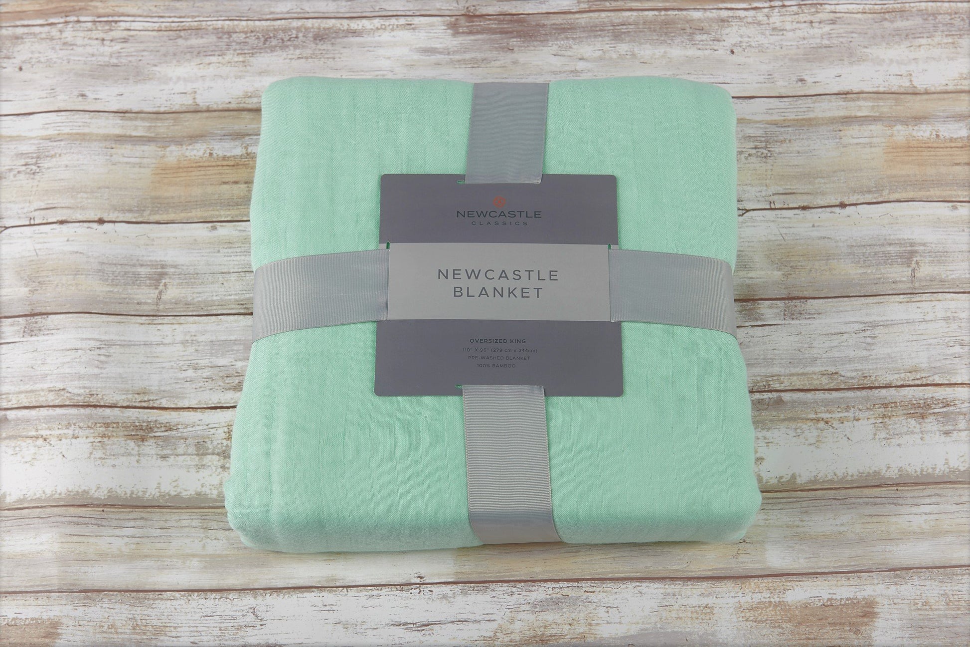 Bamboo Blanket Oversized Twin - Seafoam Green