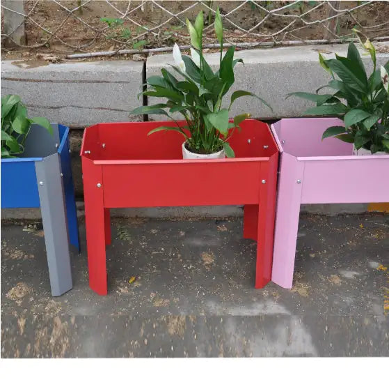 Outdoor Indoor Flowers, Fruits, Herbs, Vegetables, Metal Plant Boxes