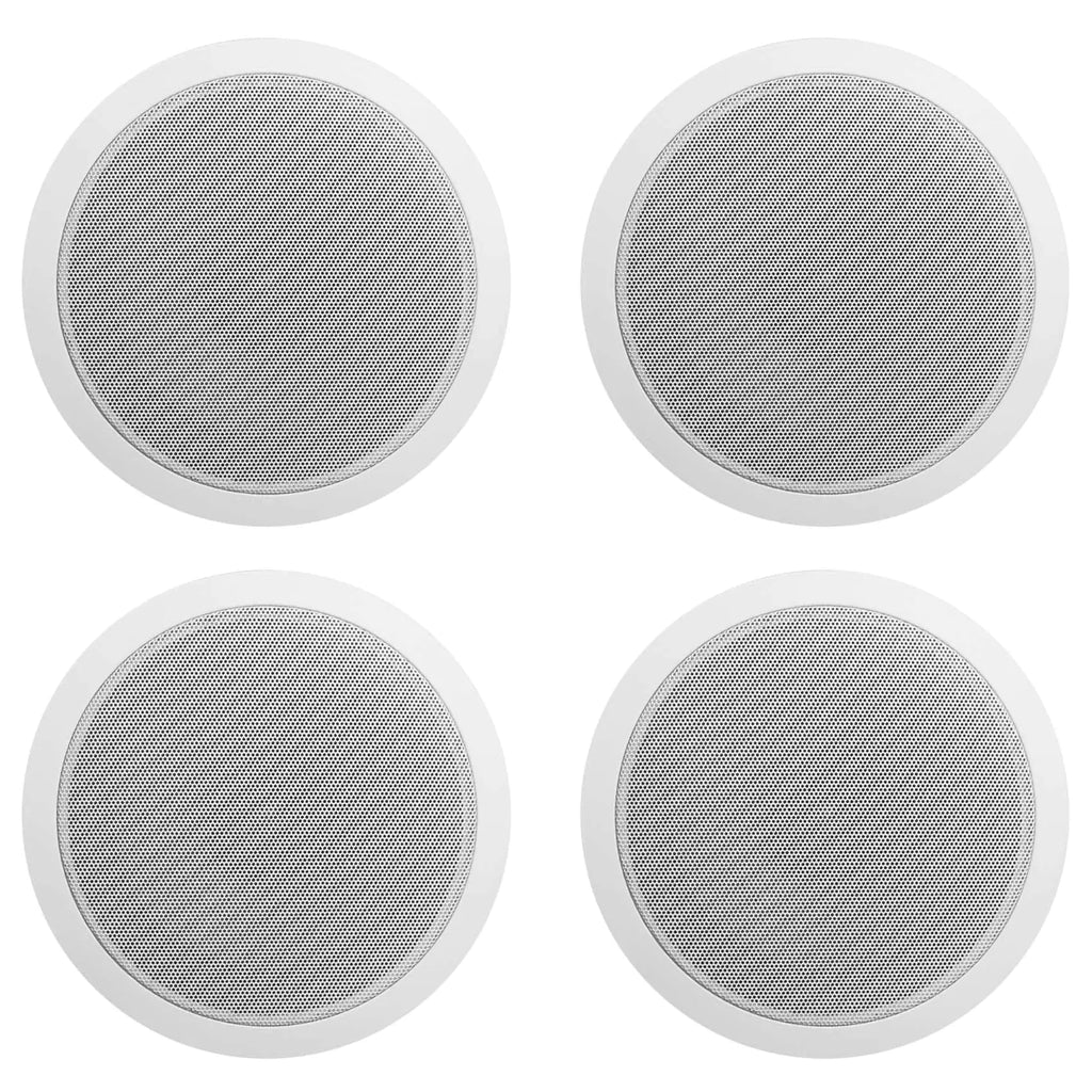 (4) Rockville CCL6T White 70V 6" Commercial Ceiling Speakers 4 Restaurant/Office