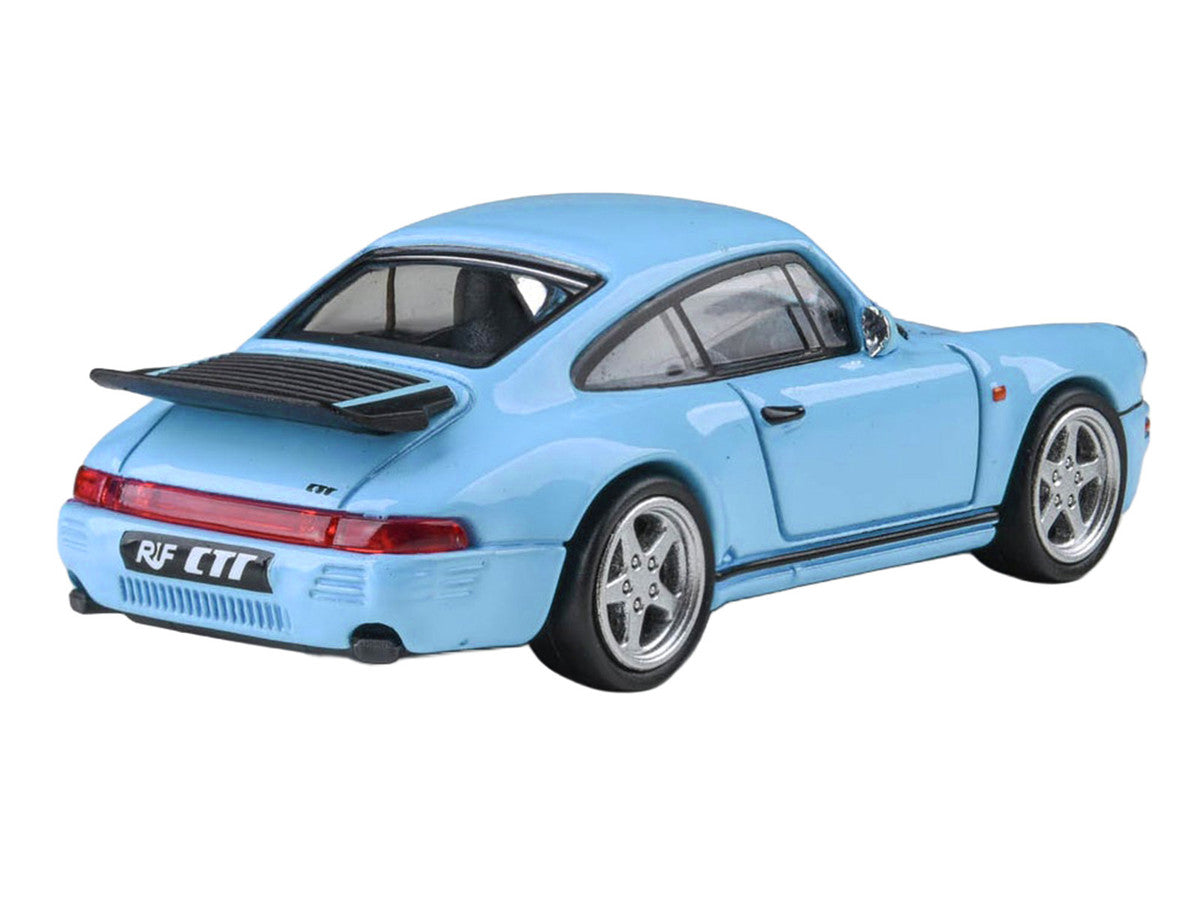 1987 RUF CTR Gulf Blue 1/64 Diecast Model Car by Paragon Models-3