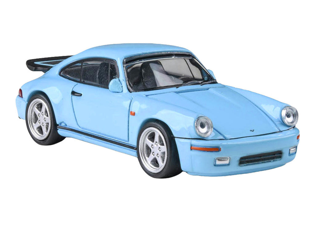 1987 RUF CTR Gulf Blue 1/64 Diecast Model Car by Paragon Models-4