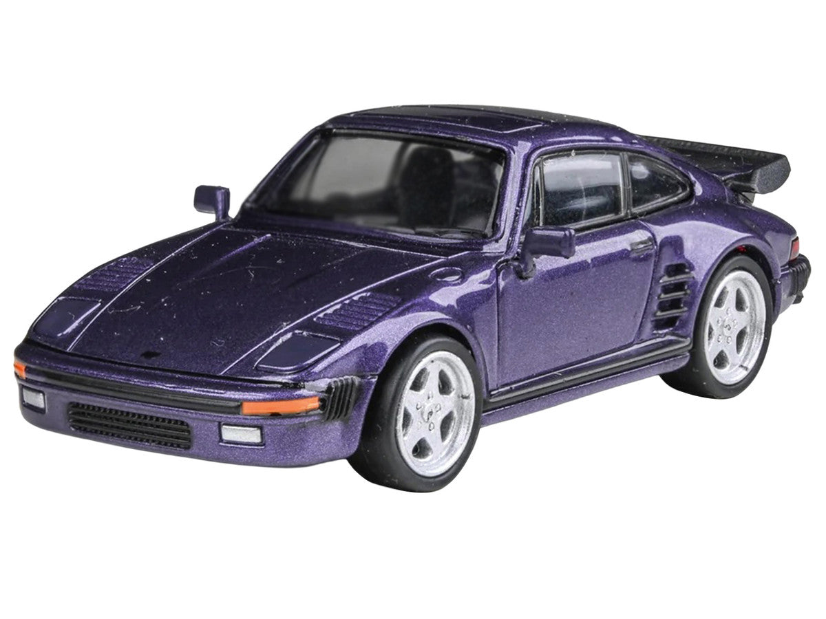 1986 RUF BTR Slantnose Prussian Blue Metallic 1/64 Diecast Model Car by Paragon Models-2