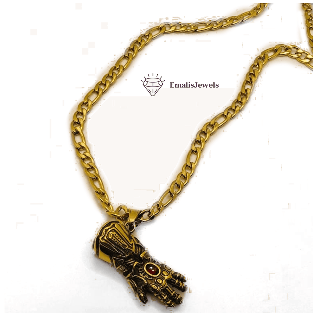 Stainless Steel Chain Necklace and Stainless Steel Gold overlay