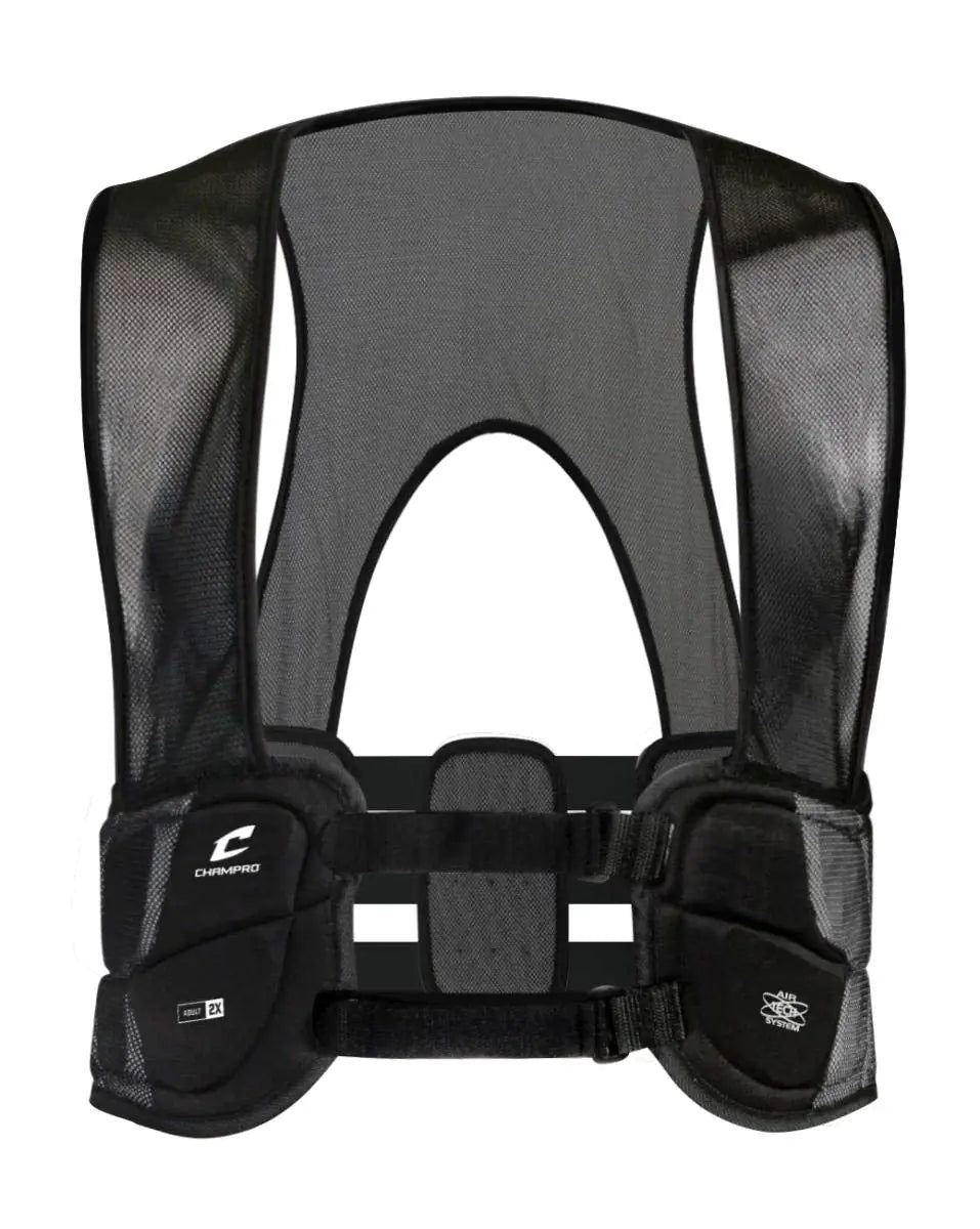 Champro Adult Air Tech 3 Rib Vest (Black X-Large)