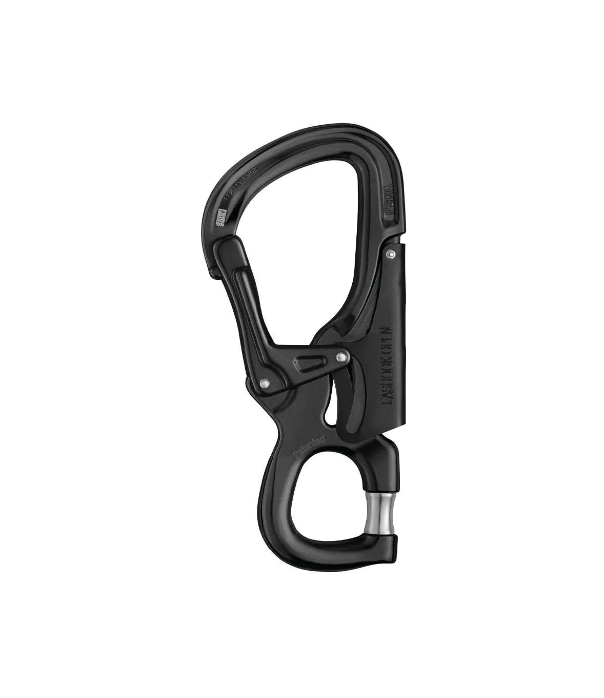 PETZL Eashook Open Unisex Adult Climbing Accessory Black One Size
