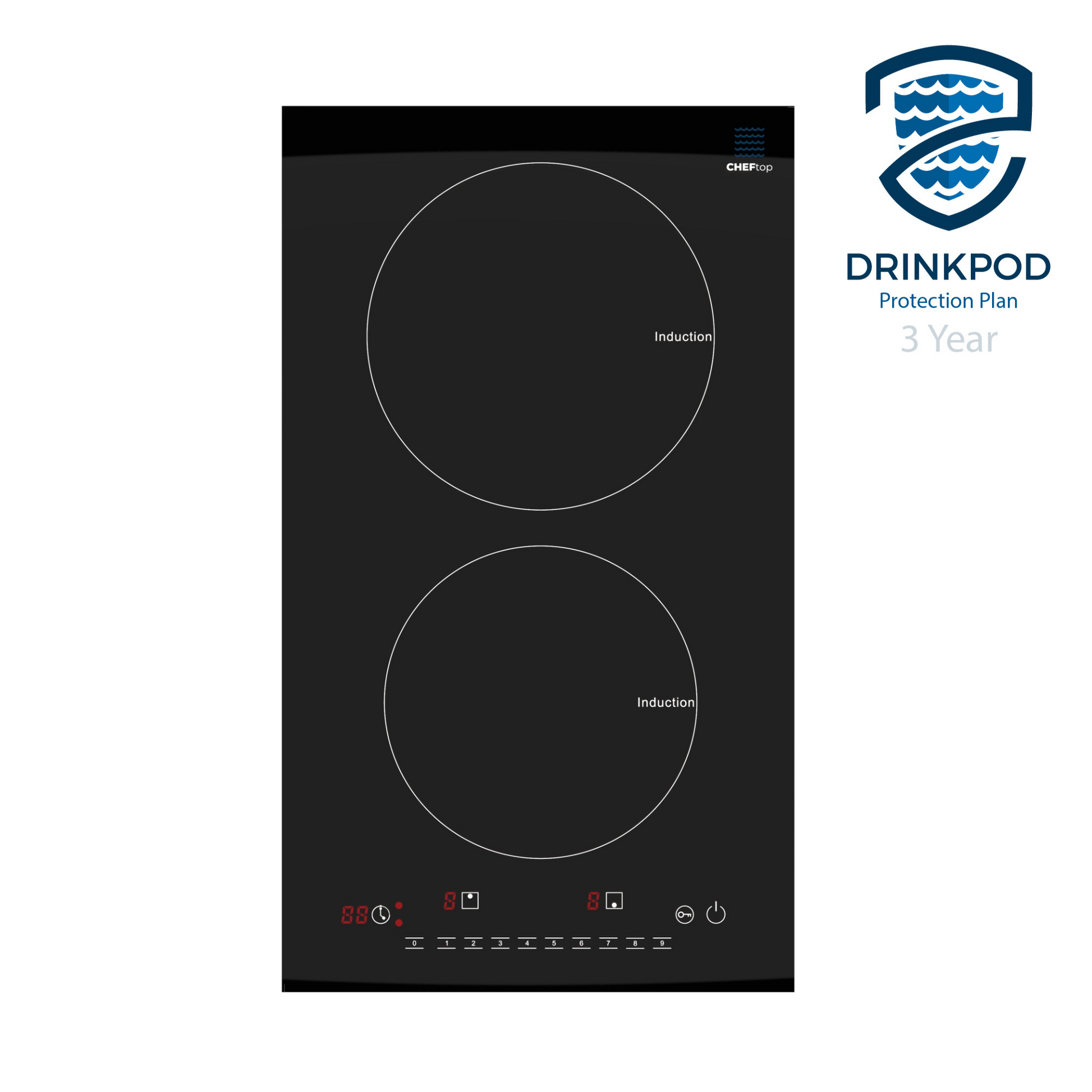 CHEFTop 2 - Dual Burner Induction Cooktop Horizontal