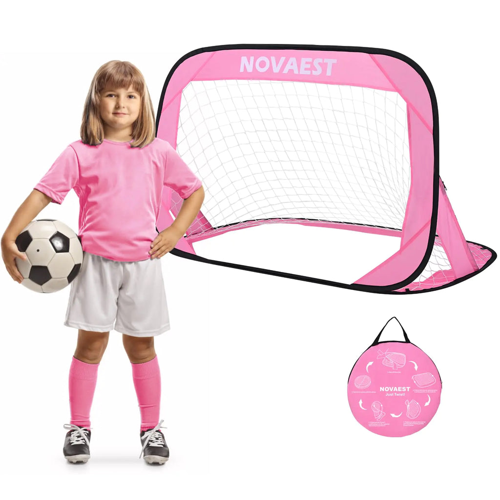 Pop Up Soccer Goals Kids Soccer Goals for Backyard Helps Improve Agility & Fitness Easy Setup Gift Idea 1 Pack