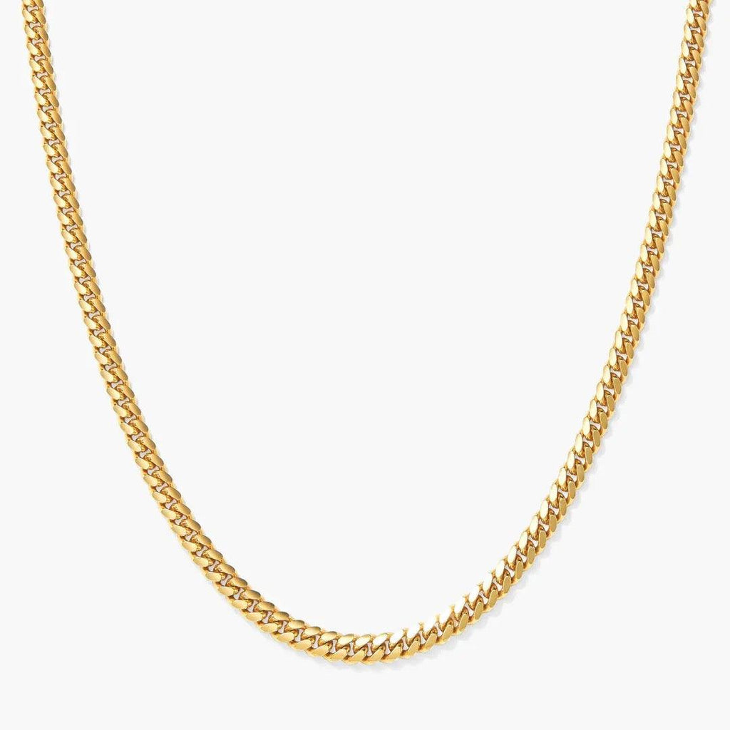Stainless Steel Flat Snake Bone Chain Necklace (2 Colors , 2 Sizes)