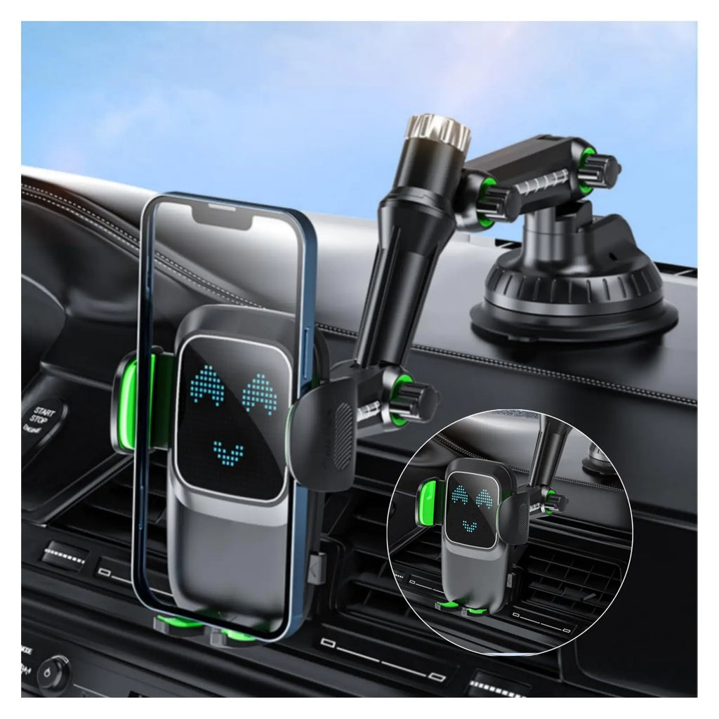 POONWEI Car Phone Holder - Adjustable Car Phone Holder Phone Holder for Car Instrument Cluster Front Windshield Sunroof Compatible with iPhone Samsung Smartphone Truck-Gifts for Couple