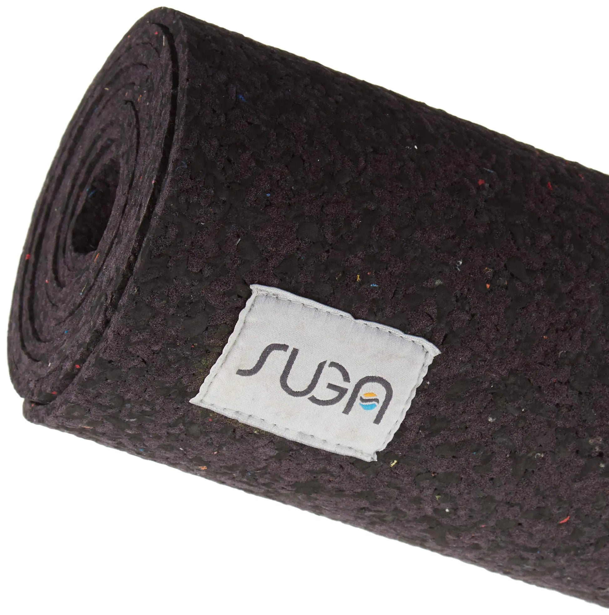 SUGA Premium 100% Recycled Yoga Mat - Textured Non-Slip for Hot Yoga Eco-Friendly 5mm Thick 72” x 25” Made in USA