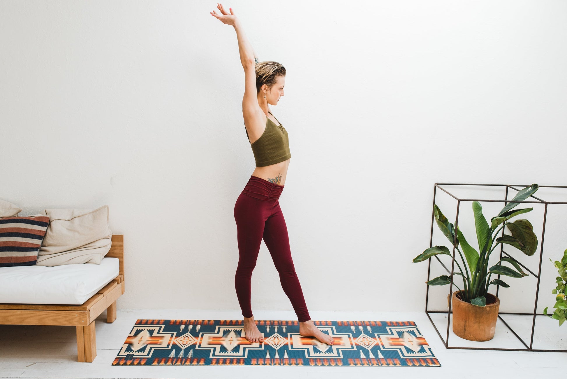 Lava Park Yoga Mat – Non-Slip, Cushioned, and Stylish for Studio, Home