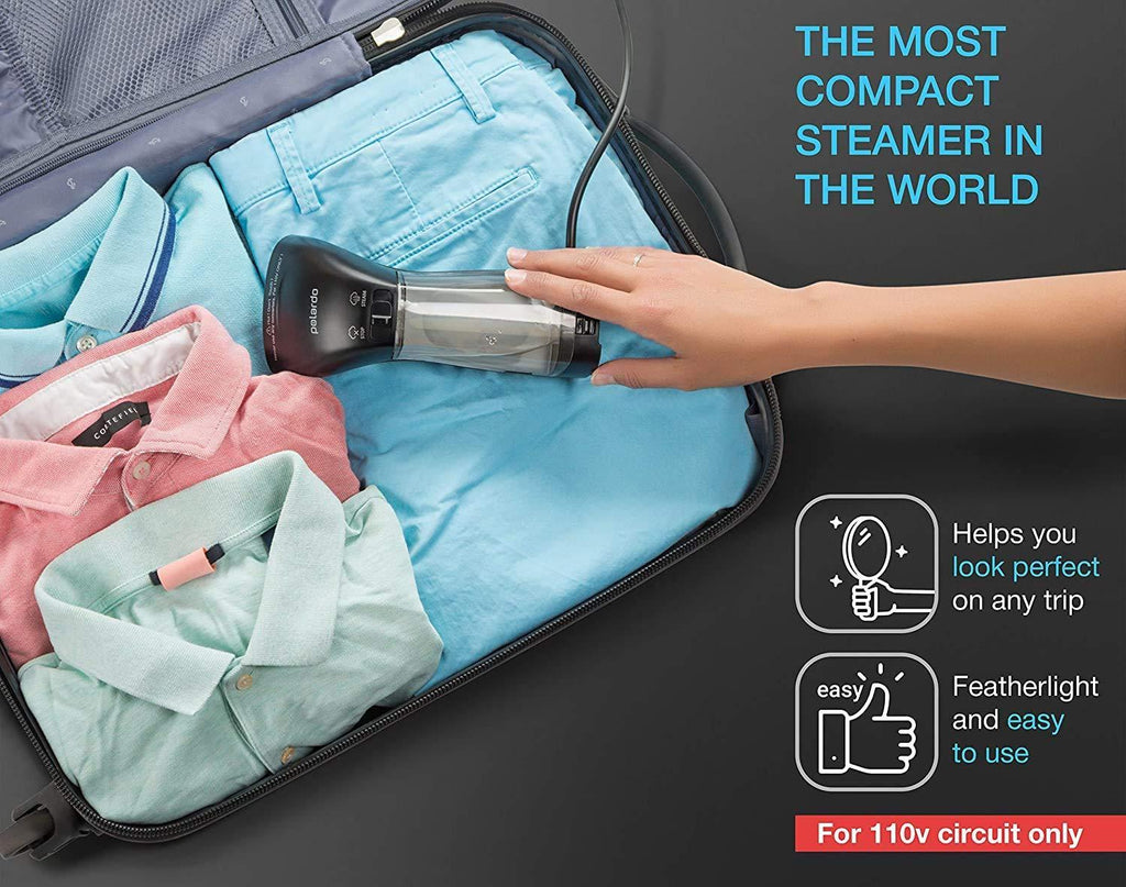 Steamer for Clothes Hand Held Portable Travel Garment Steamer Metal