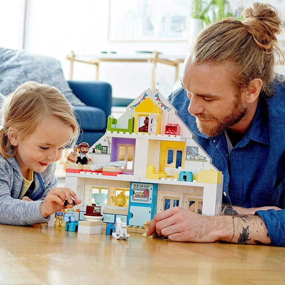 Duplo Town Modular Playhouse 130 Piece Multicolor Dollhouse