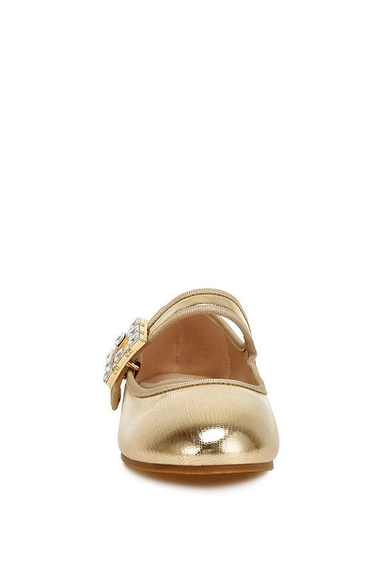 Upstage Brooch Mary Jane Ballerinas
