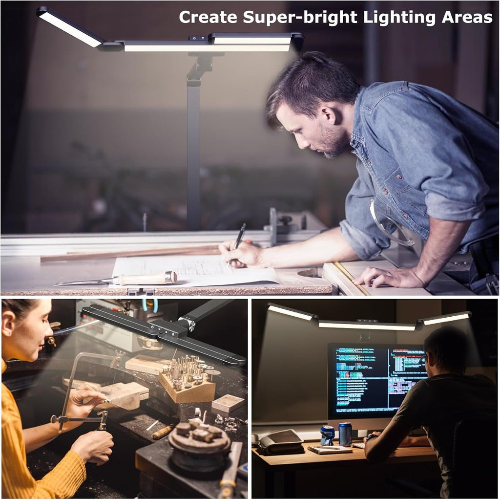 LED Desk Lamp with Clamp, Architect Desk Lamp for Home Office with