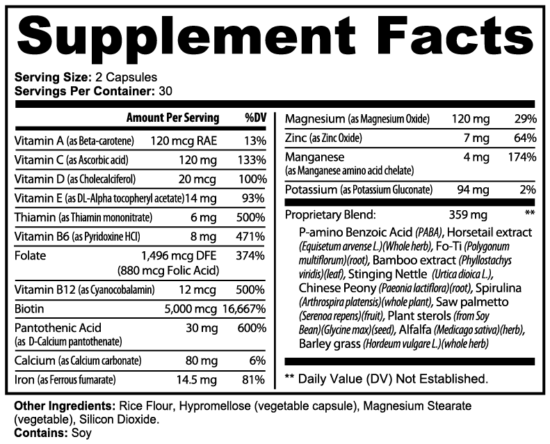 Hair, Skin and Nails Essentials Capsules