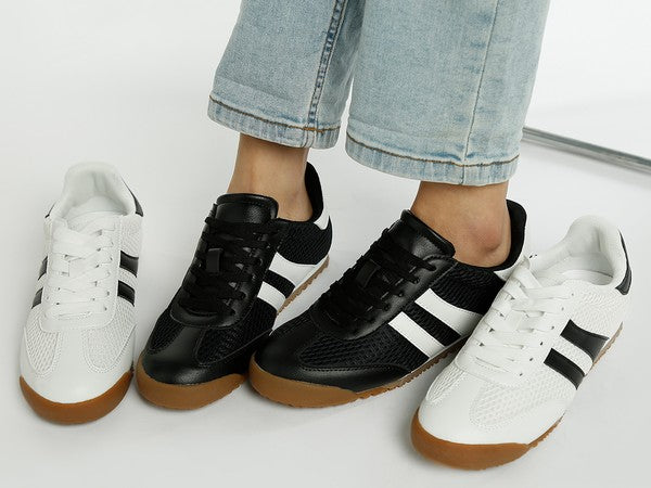 Blaster Casual Striped Lace-Up Sneakers
