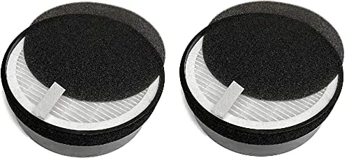 Nispira True HEPA H13 Air Filter Replacement Compatible with hOmeLabs Compact Air Purifier HME020248N with Night Light Office Bedroom 2 Units